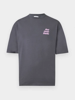 T-shirt basic YOURTURN antracytowy