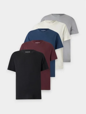 T-shirt basic YOURTURN By Zalando granatowy