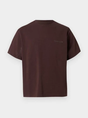 T-shirt basic YOURTURN By Zalando ciemnobrązowy