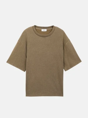 T-shirt basic YOURTURN By Zalando jasny brąz