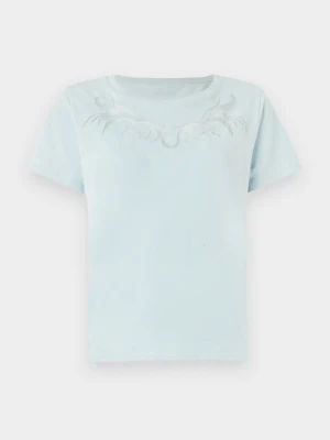 T-shirt basic Zadig&Voltaire jasnoniebieski