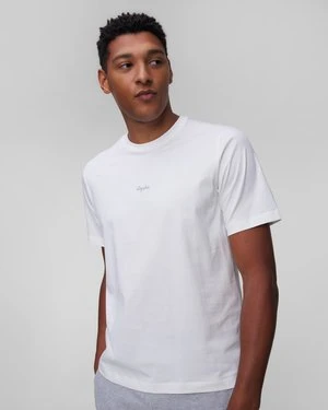 T-shirt bawełniany męski Rapha biały