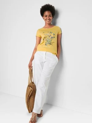 T-shirt bawełniany z nadrukiem bonprix