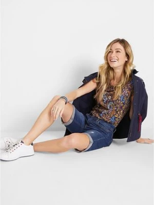 T-shirt bawełniany z nadrukiem, krótki rękaw bonprix