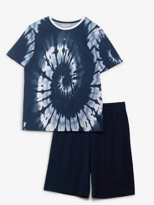 T-shirt + bermudy z dżerseju z czystej bawełny organicznej (komplet 2-cz.) bonprix