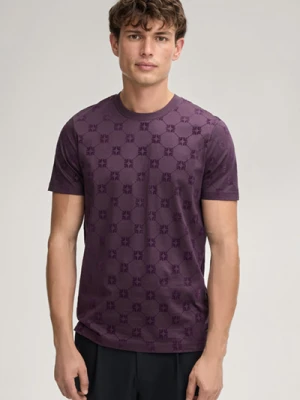 T-shirt Berno z kolorze liliowym Joop