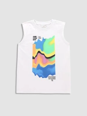 T-shirt bez rękawów COCCODRILLO