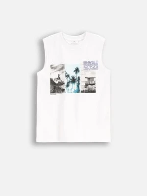 T-shirt bez rękawów COCCODRILLO