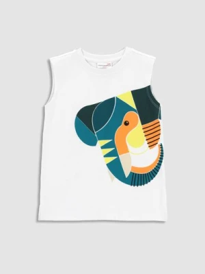 T-shirt bez rękawów COCCODRILLO