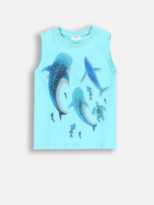 T-shirt bez rękawów COCCODRILLO