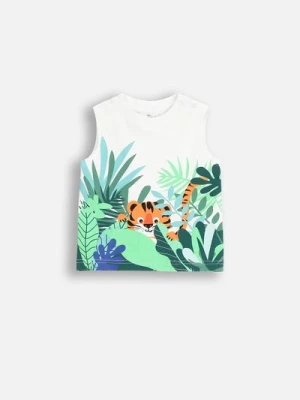 T-shirt bez rękawów COCCODRILLO