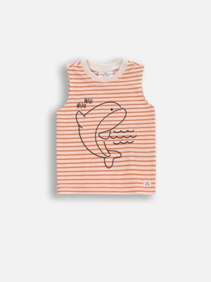 T-shirt bez rękawów COCCODRILLO