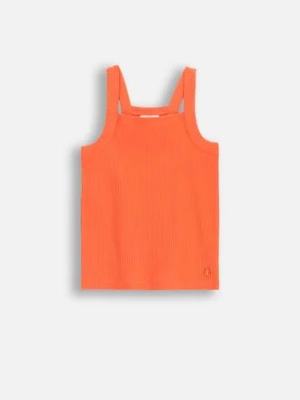 T-shirt bez rękawów prążkowany COCCODRILLO