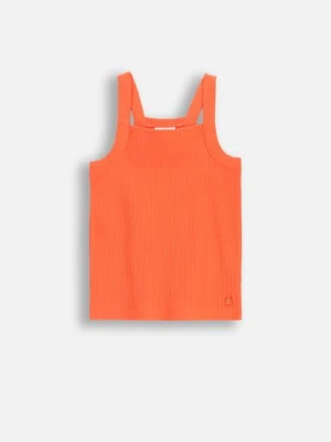 T-shirt bez rękawów prążkowany COCCODRILLO