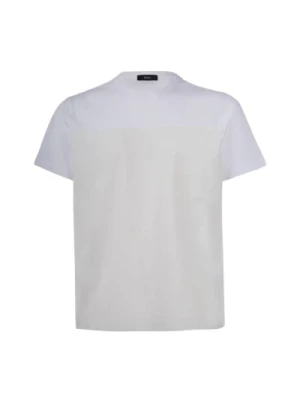 T-shirt Bimateriał Scuba i Jersey Herno