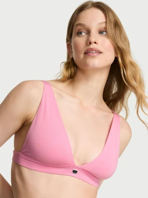 T-shirt Biustonosz bawełniany braletka bez fiszbin Hardware Victoria's Secret