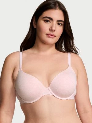 T-shirt Biustonosz lekko usztywniany bawełniany Demi Victoria's Secret