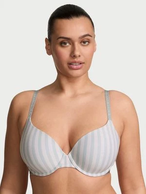 T-shirt Biustonosz lekko usztywniany bawełniany Demi Victoria's Secret