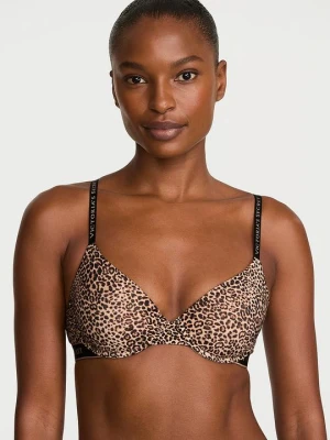 T-shirt Biustonosz lekko usztywniany bawełniany Demi Victoria's Secret
