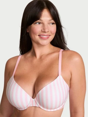 T-shirt Biustonosz lekko usztywniany bawełniany Demi Victoria's Secret
