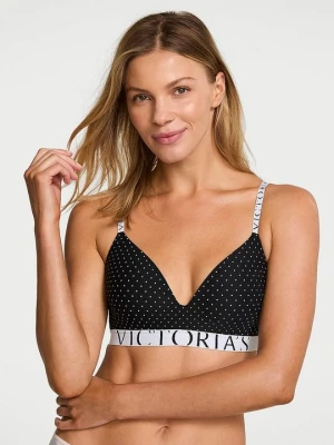 T-shirt Biustonosz lekko usztywniany bez fiszbin CoolBra Victoria's Secret Czarny