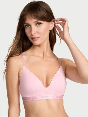 T-shirt Biustonosz lekko usztywniany bez fiszbin z modalu Ultra-Fine Victoria's Secret