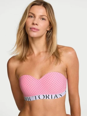 T-shirt Biustonosz lekko usztywniany bez ramiączek CoolBra Victoria's Secret Różowy