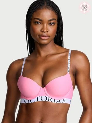 T-shirt Biustonosz lekko usztywniany CoolBra Demi Victoria's Secret Różowy