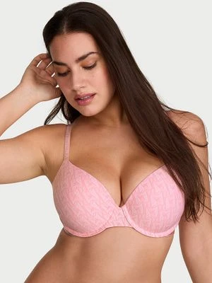 T-shirt Biustonosz push-up bawełniany Perfect Shape Victoria's Secret