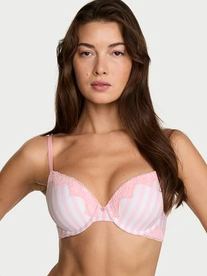 T-shirt Biustonosz push-up bawełniany Perfect Shape Victoria's Secret