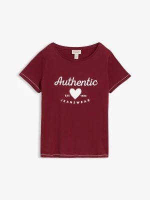 T-shirt BonPrix czerwony