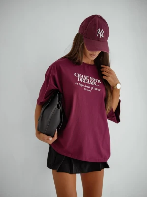 T-shirt Bordowy Dreams ClothStore
