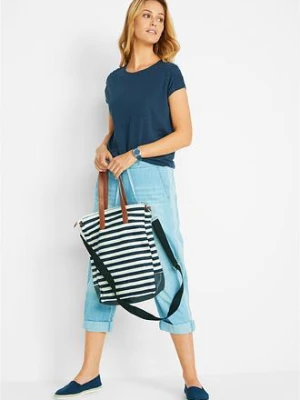 T-shirt boxy, krótki rękaw bonprix