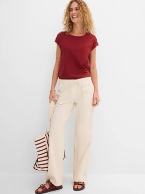 T-shirt boxy, krótki rękaw bonprix