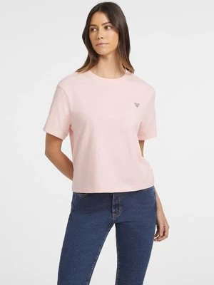 T-Shirt Boxy Z Mini Trójkątem Guess