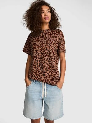 T-shirt Campus Cotton PINK Victoria's Secret