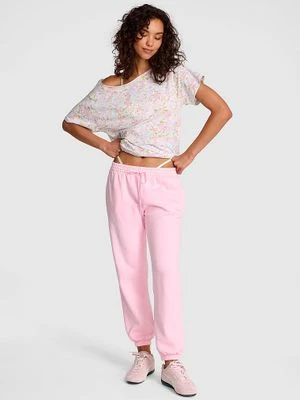 PINK T-shirt Campus Cotton z odkrytymi ramionami Victoria's Secret