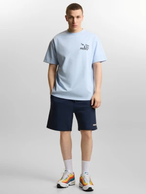 T-shirt CC TV Light Blue Klasyk