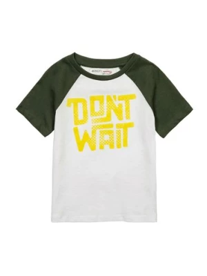 T-shirt chłopięcy bawełniany Don't wait Minoti