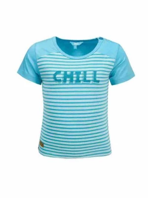 T-shirt chłopięcy z krótkim rękawem Chill - niebieski - Lief