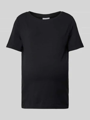 T-shirt ciążowy z okrągłym dekoltem w zestawie 2 szt. model ‘LEVA’ Mamalicious