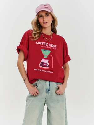 T-shirt Coffee First XXS/XS
