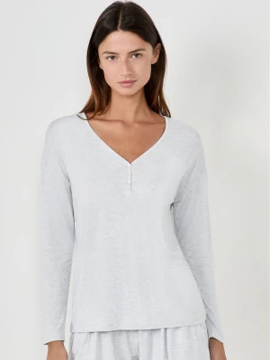 T-shirt col v manches longues Etam