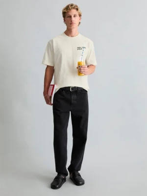 Zdjęcie produktu T-shirt Crayfish Capsule, nadruk z tyłu, luźny krój Marc O'Polo bílá