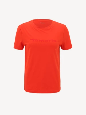 T-shirt czerwony - TAMARIS