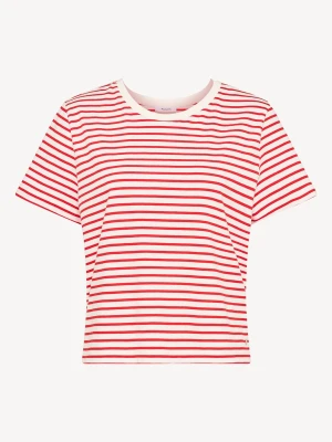 T-shirt czerwony Tamaris