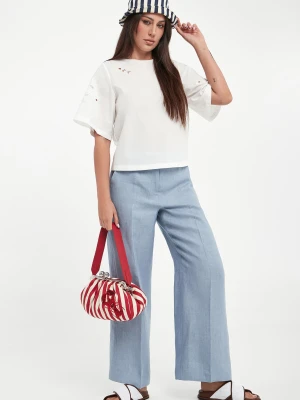 Zdjęcie produktu T-shirt damski ażurowy Targa WEEKEND MAX MARA