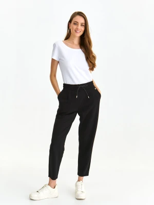 T-shirt damski biały - SPO6012BI t-shirt krótki rękaw - TOP SECRET - Odzieżowy sklep internetowy TOP SECRET