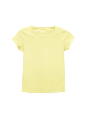 T-shirt damski dzianinowy- żółty Moraj