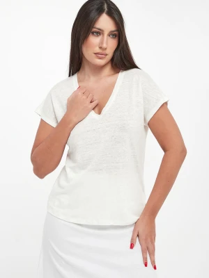 T-shirt damski lniany Arendal ECOALF